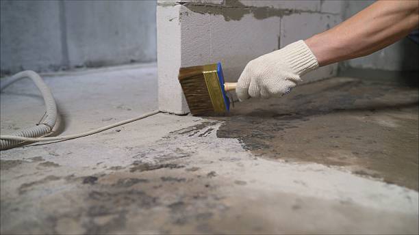 Crawl space vapor barrier installation in North Hampton, OH